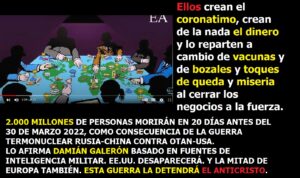 Lee más sobre el artículo ESTA GUERRA LA DETENDRÁ EL ANTICRISTO. Y además Radio ESE emisión nº 110. 1ª parte