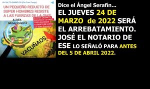 Lee más sobre el artículo Nos vamos el 24 de marzo del 2022. Lo dice el ángel Serafín. Y además Radio ESE emisión nº 108. 4ª parte.