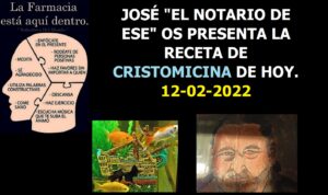 Lee más sobre el artículo La Receta de Cristomicina DE HOY 12-02-2022 COMPLETA. Y además Radio ESE emisión nº 113. 3ª parte.