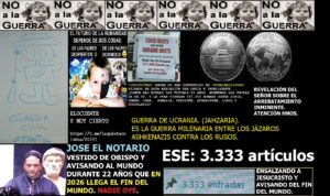 Lee más sobre el artículo SÁBADO 23-04. GUERRA DE JAHZARIA, CHINA EN GUERRA  Y ARREBATAMIENTO YA MISMO. Y además Radio ESE emisión nº 123. 3ª parte. y muchas cosas más.