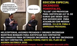 ELLOS QUEMAN NUESTROS BOSQUES. EDICIÓN ESPECIAL INCENDIOS FORESTALES. PREPARANDO LA AGENDA 2030.