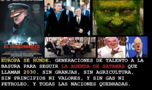 Lee más sobre el artículo EUROPA Y USA SE HUNDEN POR SEGUIR LA SATÁNICA AGENDA 2030. y además Radio ESE emisión nº 135. 1ª parte.