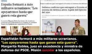 Lee más sobre el artículo EL PPSOE SUICIDARÁ A TODOS LOS ESPAÑOLES. CON FRANCO FUERON NEUTRALES. AHORA EN LA OTAN Y CON UCRANIA. Y además ESCRITO GENÉRICO PARA PEDIR AGUA Y LUZ CASI GRATIS PARA TODOS