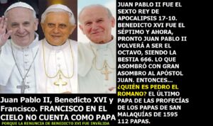 Lee más sobre el artículo ¿QUIÉN ES PEDRO EL ROMANO?, EL ÚLTIMO PAPA DE LAS PROFECÍAS DE SAN MALAQUÍAS. Y además Grandes científicos italianos sueltan una bomba sobre el cambio climático y EL SAPO GALÁCTICO SCHWAB Y SU ASESOR GAY HARARI (harakiri) DECLARAN QUE LOS HUMANOS SON UNA PLAGA