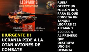 Lee más sobre el artículo UCRANIA PIDE A LA OTAN AVIONES DE COMBATE ULTIMA HORA. Y además Noticias del fin 31-01-2023