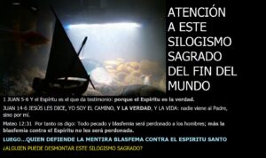 Lee más sobre el artículo 1 JUAN 5-6 EL ESPÍRITU SANTO ES LA VERDAD QUIEN DEFIENDE LA MENTIRA BLASFEMA CONTRA EL ESPÍRITU SANTO. Y además COMENTARIOS SUBLIMES EN ESE ENERO 23
