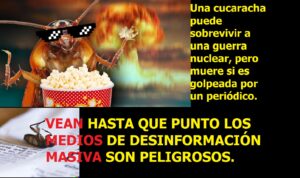 Lee más sobre el artículo UNA CUCARACHA SOBREVIVE A UNA GUERRA NUCLEAR PERO NO A UN PERIÓDICO QUE LA GOLPEE. Y además NOTICIAS DEL FIN DE LOS TIEMPOS 11-04-2023