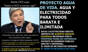 Lee más sobre el artículo EL AGUA ES UN DERECHO HUMANO PORQUE ES UN REGALO DE DIOS. EL AGUA ES UN DERECHO HUMANO UNIVERSAL GRATUITO Y ABUNDANTE, POR MUCHOS CUENTOS QUE TE CUENTEN TUS POLÍTICOS.  DESALINIZADORAS.