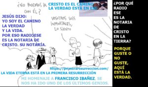 Lee más sobre el artículo RADIO ESE ES LA NOTARIA DE CRISTO EN LA TIERRA, PORQUE GUSTE O NO AQUÍ ESTA LA VERDAD. Y además Alejandro Vindegna, Ledeshmá Menájem y EGE avisando al mundo que no ve ni oye. Fin del mundo 2026.