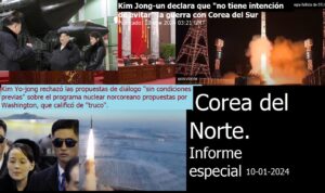 Lee más sobre el artículo Corea del Norte prepara sus pepinos nucleares para enviarlos a la OTAN. Y, como siempre de regalo, NOTICIAS DEL FIN DE LOS TIEMPOS 16-01-2024